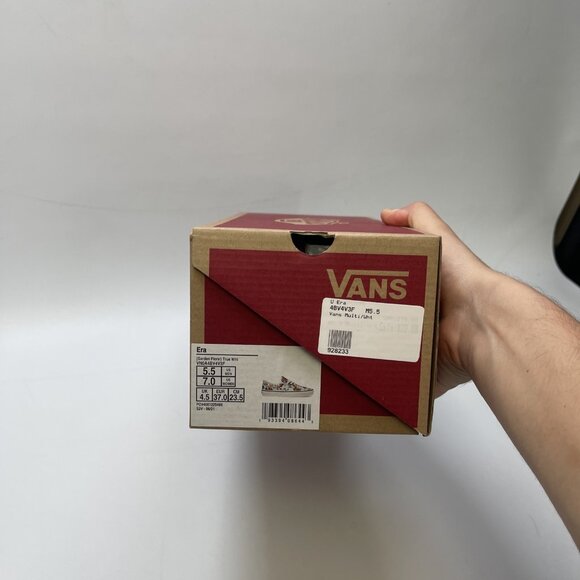 Vans Era Garden Floral Retro Flowers wallpaper AOP Skate Low Top Wom Sz 7 US New - Picture 12 of 12